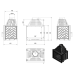Krbová vložka Kratki ZUZIA DECO 15kW 150